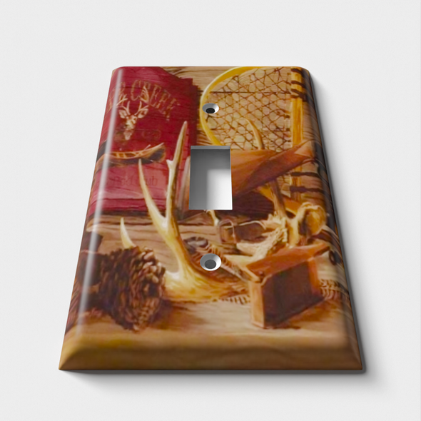 Hunting Antlers Decorative Light Switch Plate Cover