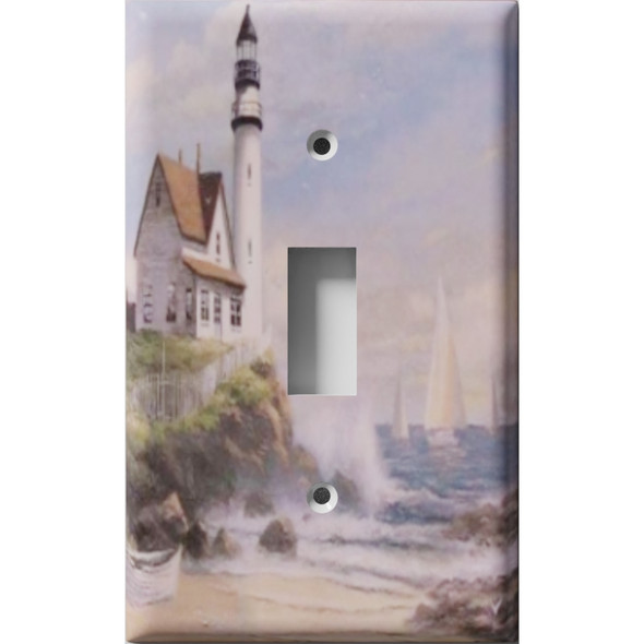 Lighthouse / Sailboat Decorative Light Switch Plate Cover