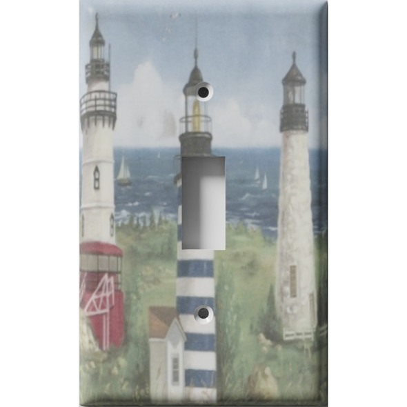 More Lighthouses Decorative Light Switch Plate Cover