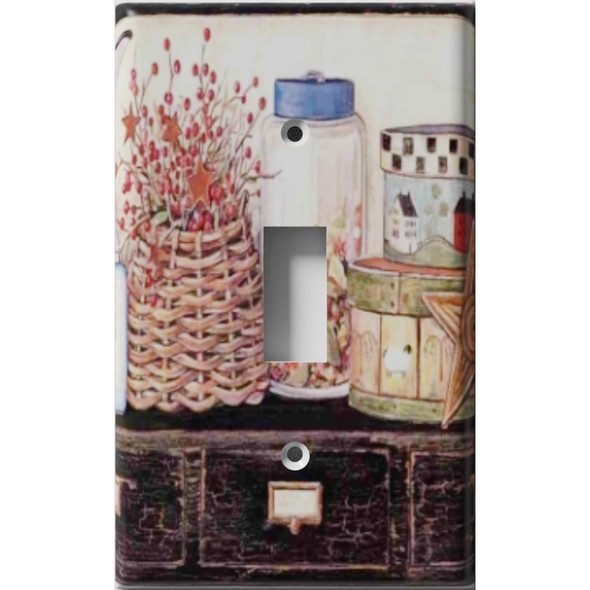 On The Dresser Decorative Light Switch Plate Cover