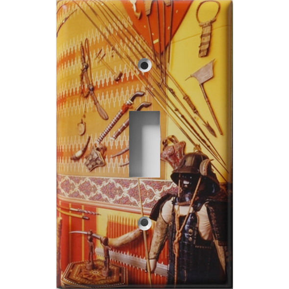 Oriental Warrior Wall Decorative Light Switch Plate Cover