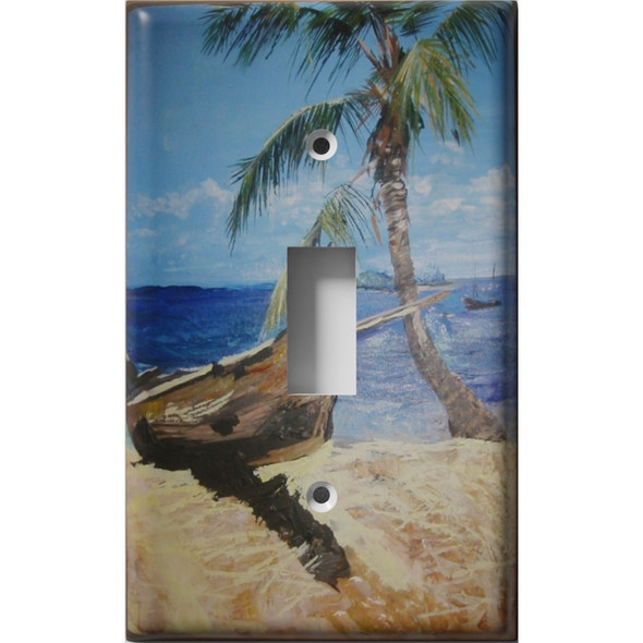 Private Island Decorative Light Switch Plate Cover