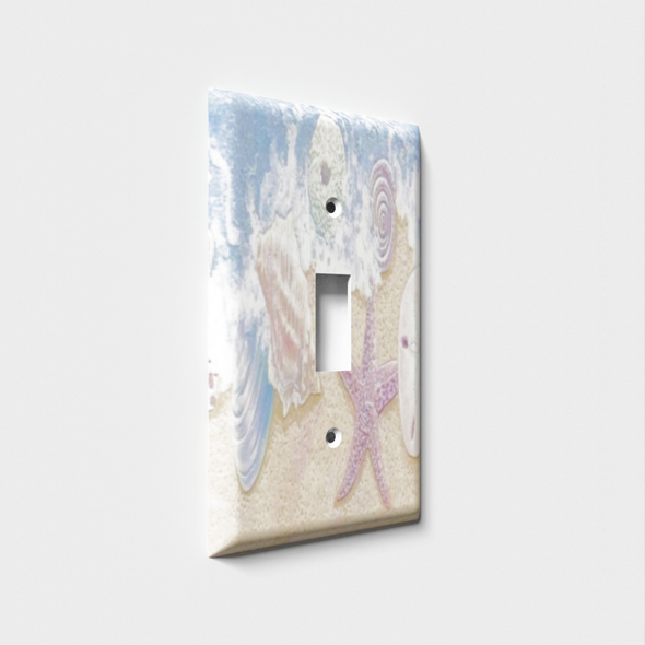 She Shells Sea Shells Decorative Light Switch Plate Cover