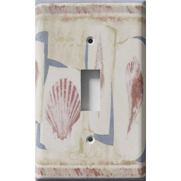 Shells 2 Decorative Light Switch Plate Cover