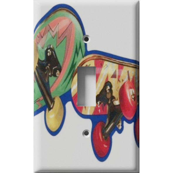 Skateboard Decorative Light Switch Plate Cover