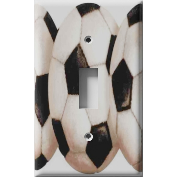 Soccer Decorative Light Switch Plate Cover