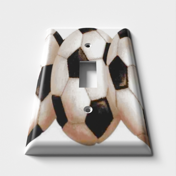 Soccer Decorative Light Switch Plate Cover