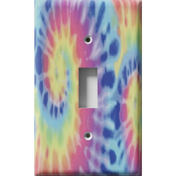 Tie Dyed Decorative Light Switch Plate Cover