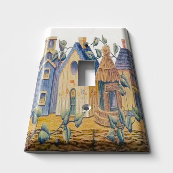 Storybook Hamlet Light Switch Plate Cover