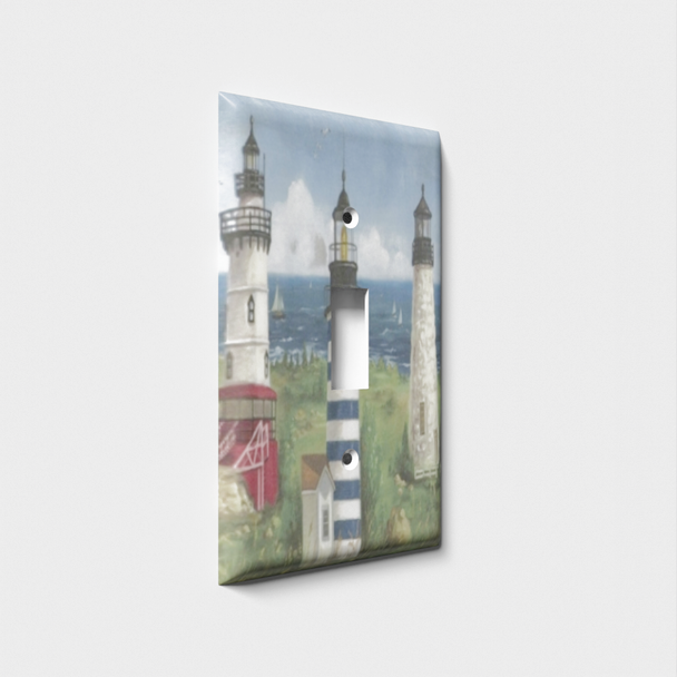 More Lighthouses Decorative Light Switch Plate Cover