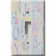 Alphabet Decorative Light Switch Plate Cover