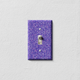 Purple Squares Decorative Light Switch Plate Cover