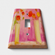 Red Flower Vases Decorative Light Switch Plate Cover
