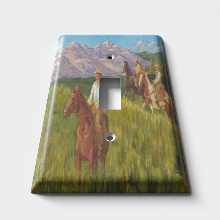 Cowboys Decorative Light Switch Plate Cover