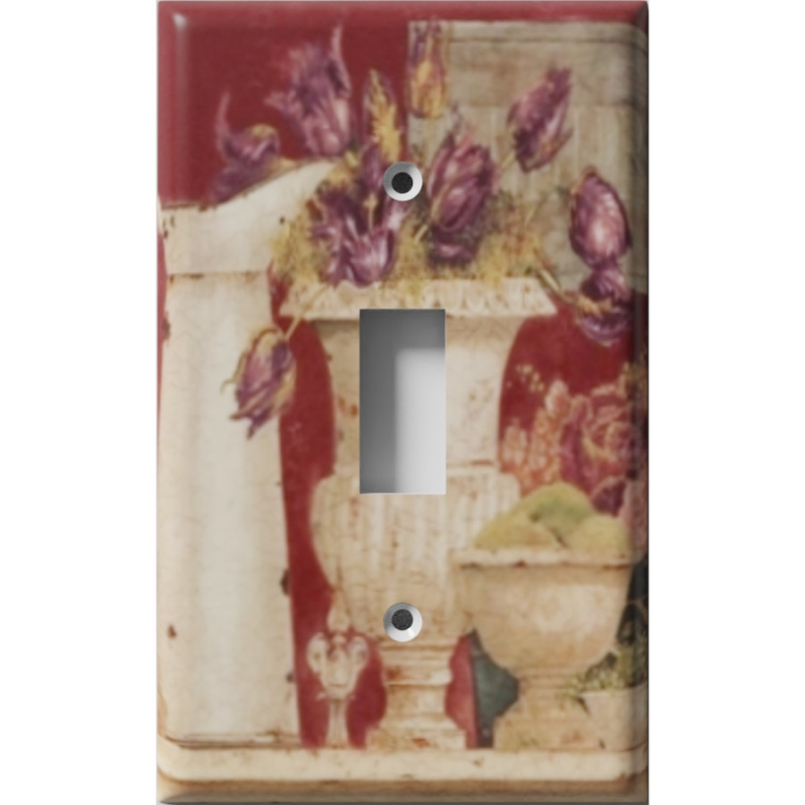 Elegantly Purple Decorative Light Switch Plate Cover