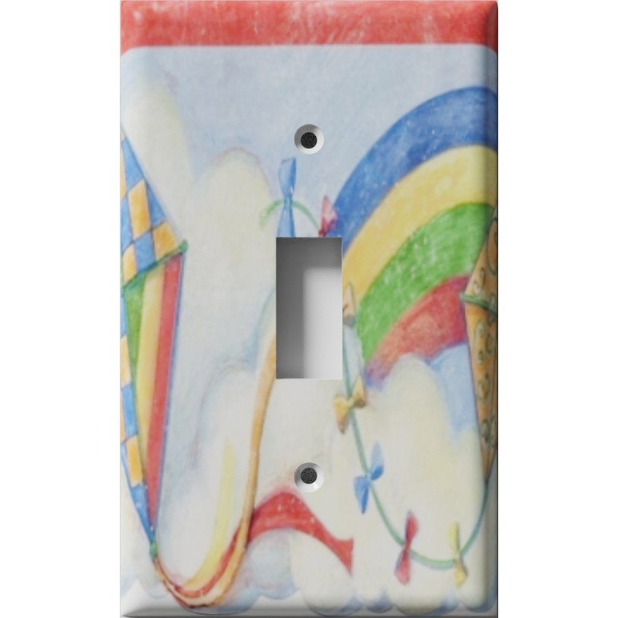 Rainbows And Kites Decorative Light Switch Plate Cover