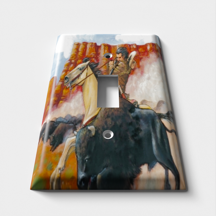 Rustler Decorative Light Switch Plate Cover