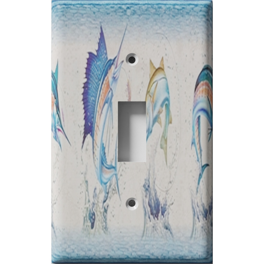 More Swordfish Decorative Light Switch Plate Cover - Snazzy Switch