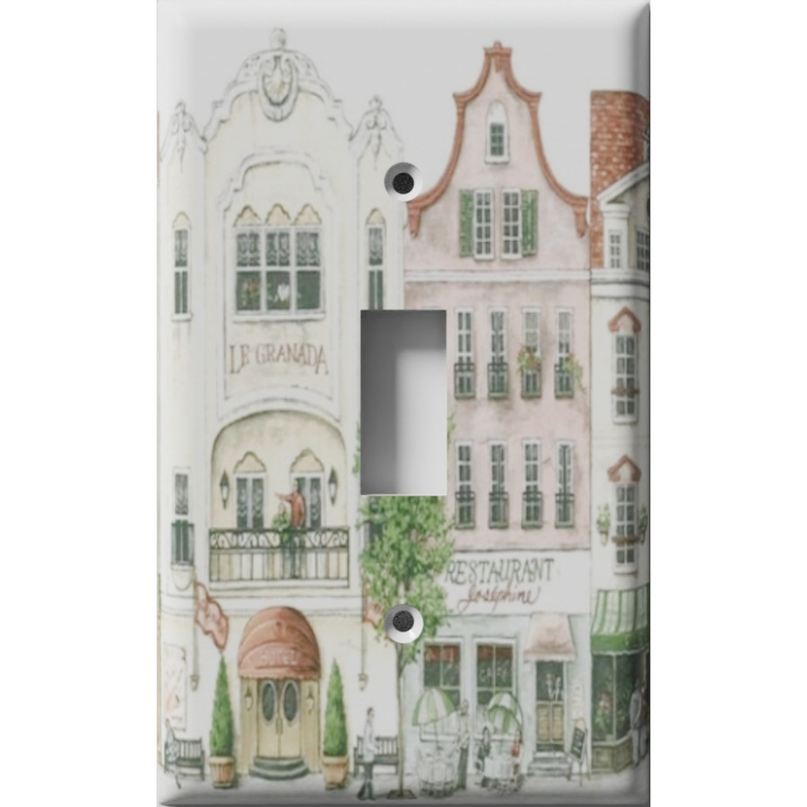 Town Square Decorative Light Switch Plate Cover