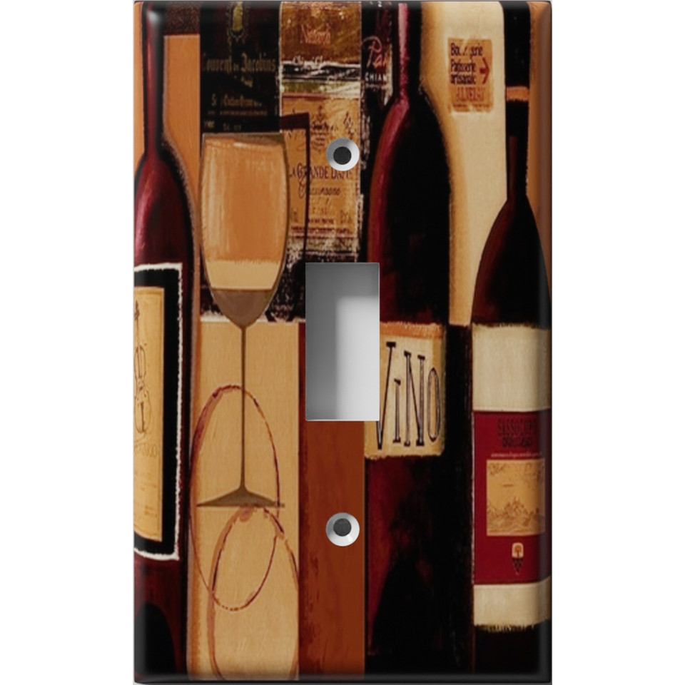 Wine Bottles Decorative Light Switch Plate Cover Snazzy Switch