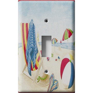 Beach Decorative Light Switch Plate Cover - Snazzy Switch