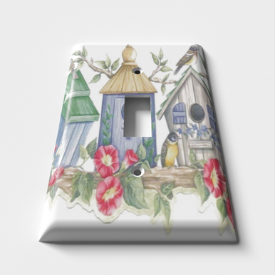 Bird Neighborhood Decorative Light Switch Plate Cover - Snazzy Switch