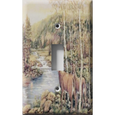 Deer Creek Decorative Light Switch Plate Cover - Snazzy Switch