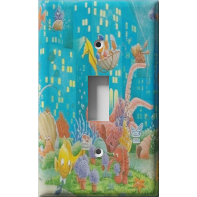 Fish Friends Decorative Light Switch Plate Cover - Snazzy Switch