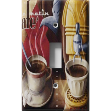 Coffee In Love Decorative Light Switch Plate Cover - Snazzy Switch