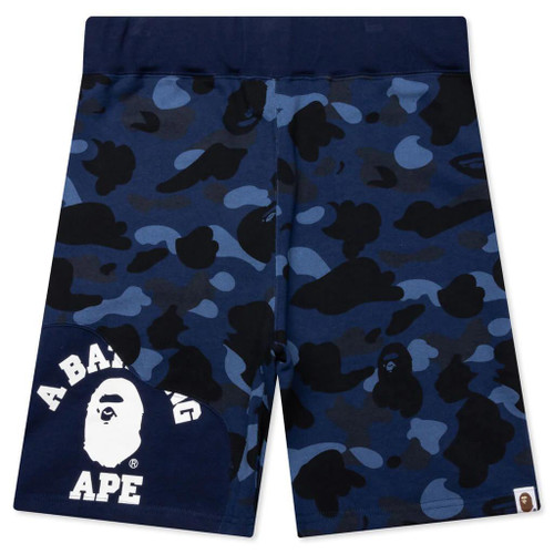 A Bathing Ape Sweat Short "Camo Blue"