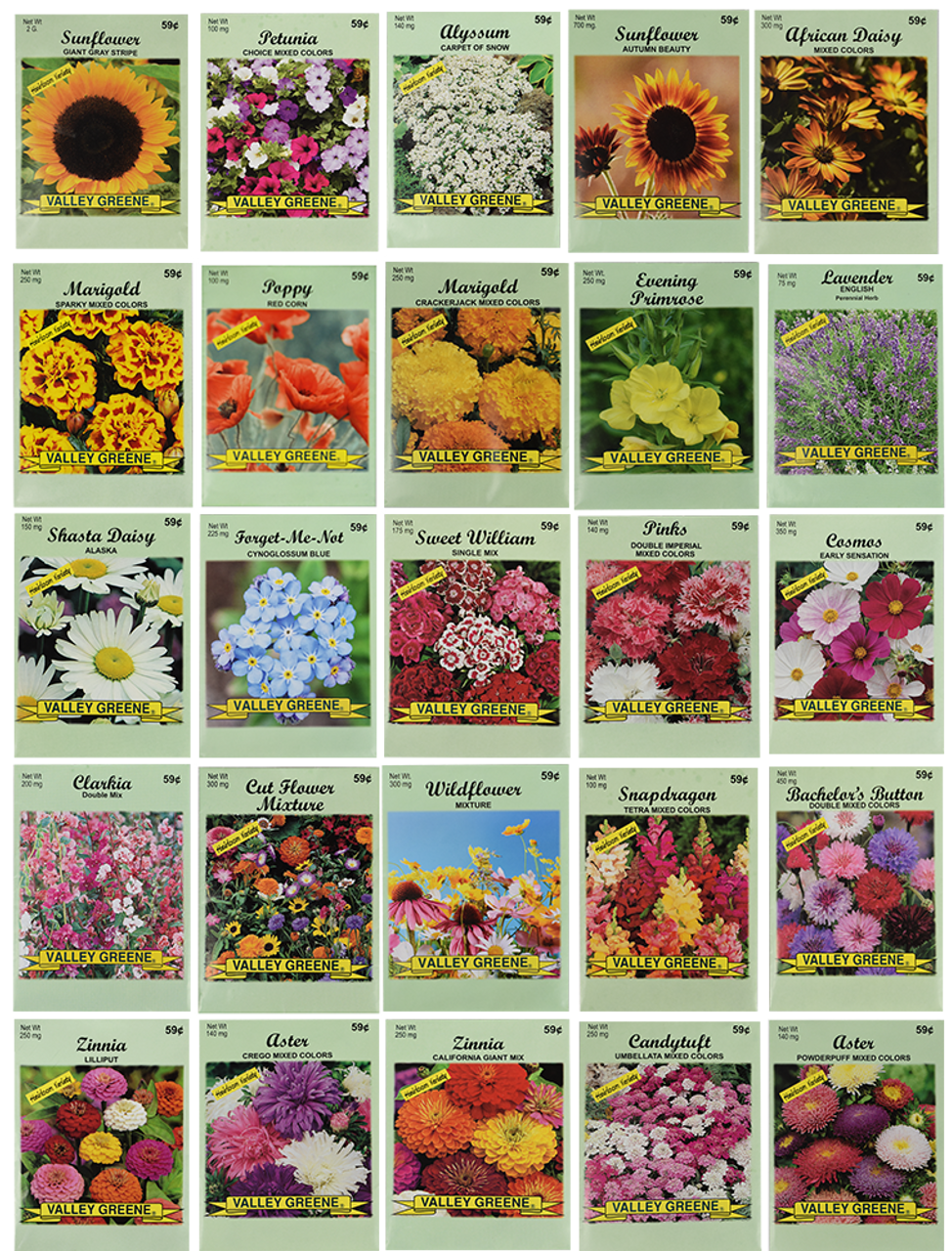 Flower Seeds, 744 Varieties
