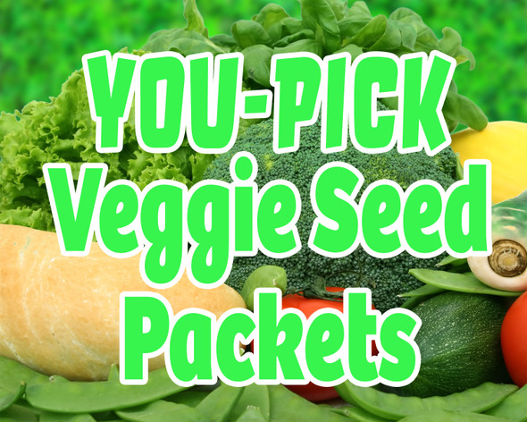 Pick Your Own Vegetable Seeds - Discounted in Bulk