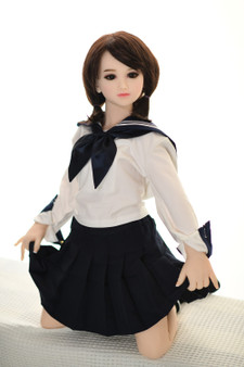HR Doll Hazel Sex Doll 106cm Flat Chest Realistic Schoolgirl Minidoll