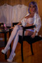 Wm Doll  Sylvia Sex Doll 155cm Ultra Realistic Lovedoll In White Lingerie