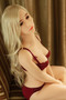 Wm Doll Rubi Sex Doll 153cm  Ultra Realistic TPE Lovedoll With Red Lingerie