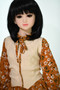 HR Doll Ria Sex Doll 106cm Flat Chest Realistic Brunette Minidoll