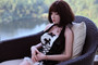 Gynoid Doll Jingjing 150cm Platinum Silicone Sex Doll Brunette Humanoid Robot