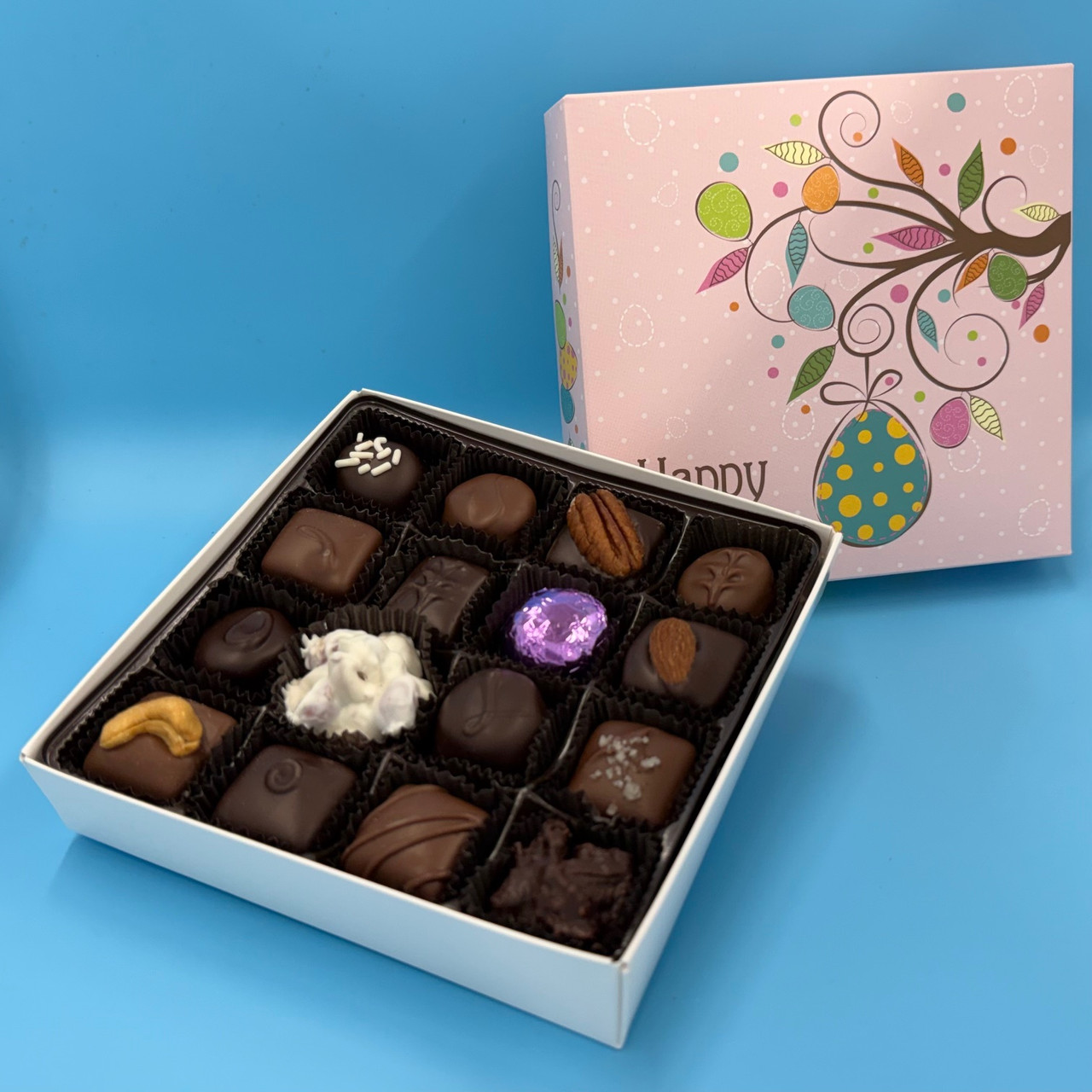 チョコレート 16pc Assorted Chocolates - Halletts Chocolates