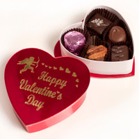 2.5 oz. Cupid Valentine's Heart Box of Chocolates