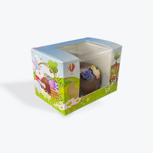 8oz Chocolate Fudge Egg - No Nuts