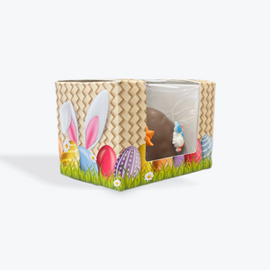 8oz Chocolate Fudge Egg - with Walnuts