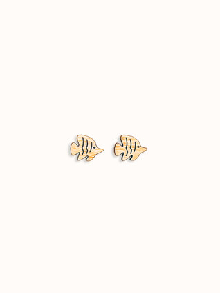 mini angel fish earrings