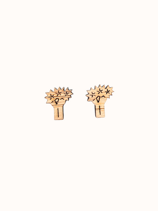 joshua tree studs, joshua trees earrings