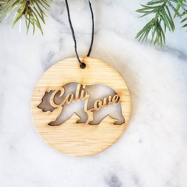 california love christmas ornament