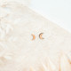 neutral moon bamboo earrings