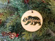 california bear wood ornament