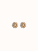 mini sunflower earrings