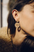 mini sunflower dangle earrings