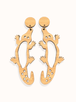 Discover Naples Alligator Dangles—fun, hypoallergenic earrings with a playful alligator design. Perfect for sensitive ears and adding a wild touch to your outfit.