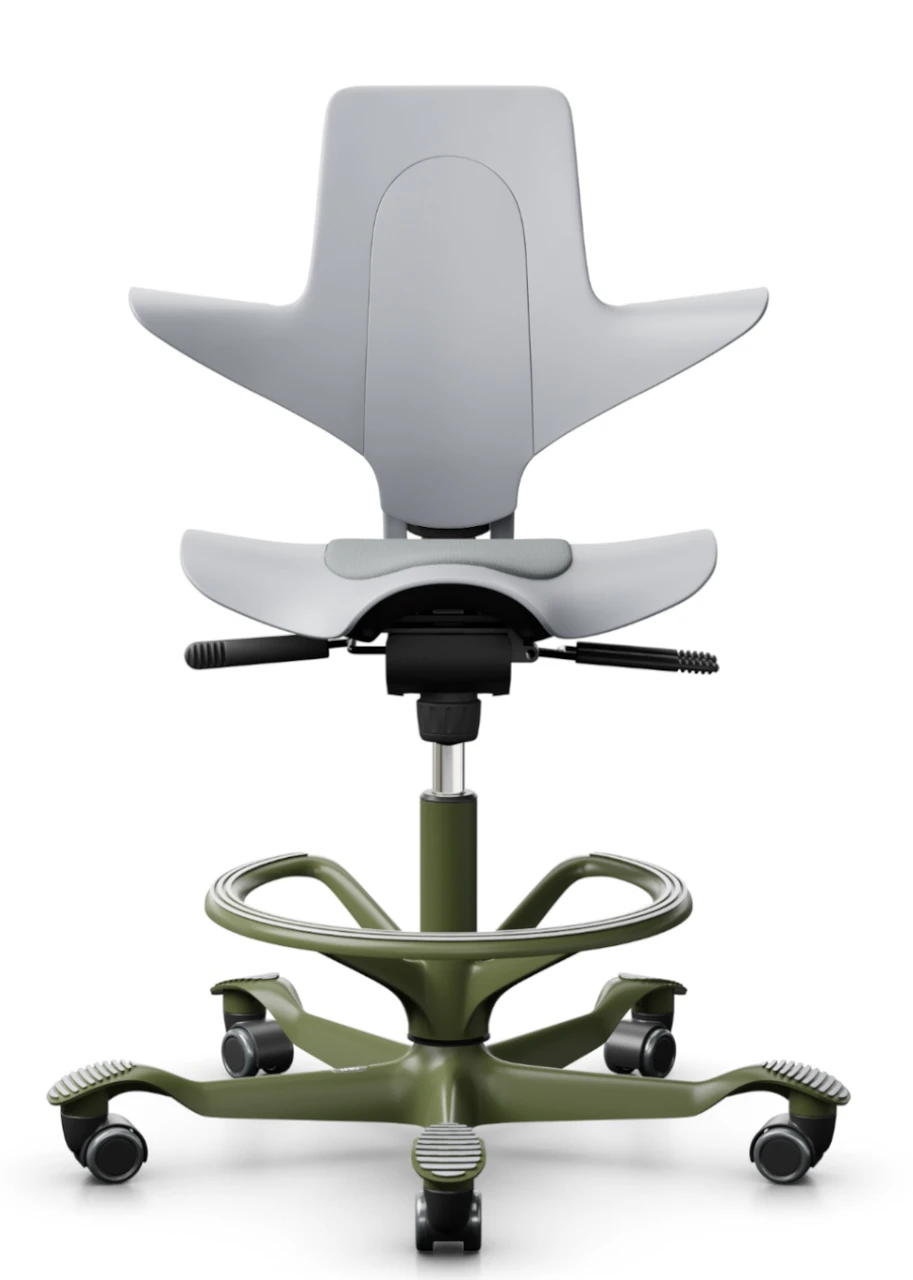 HAG Capisco Puls 8010: Saddle Chair with Back Support